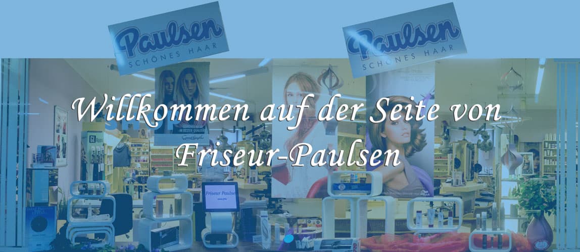 Schaufenster und Eingang von Friseur Paulsen am Küchgarten in Harburg